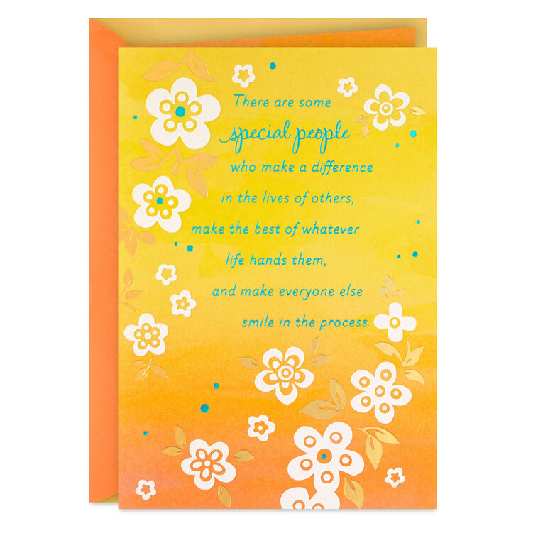 Blessed By Your Friendship Birthday Card