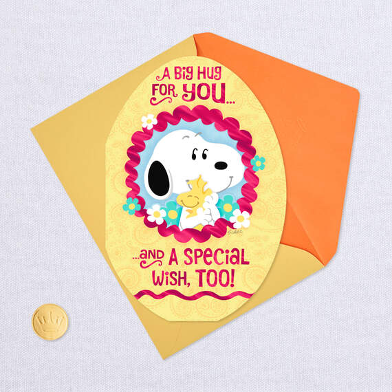 Peanuts® Snoopy and Woodstock Big Hug Easter Card, , large image number 5