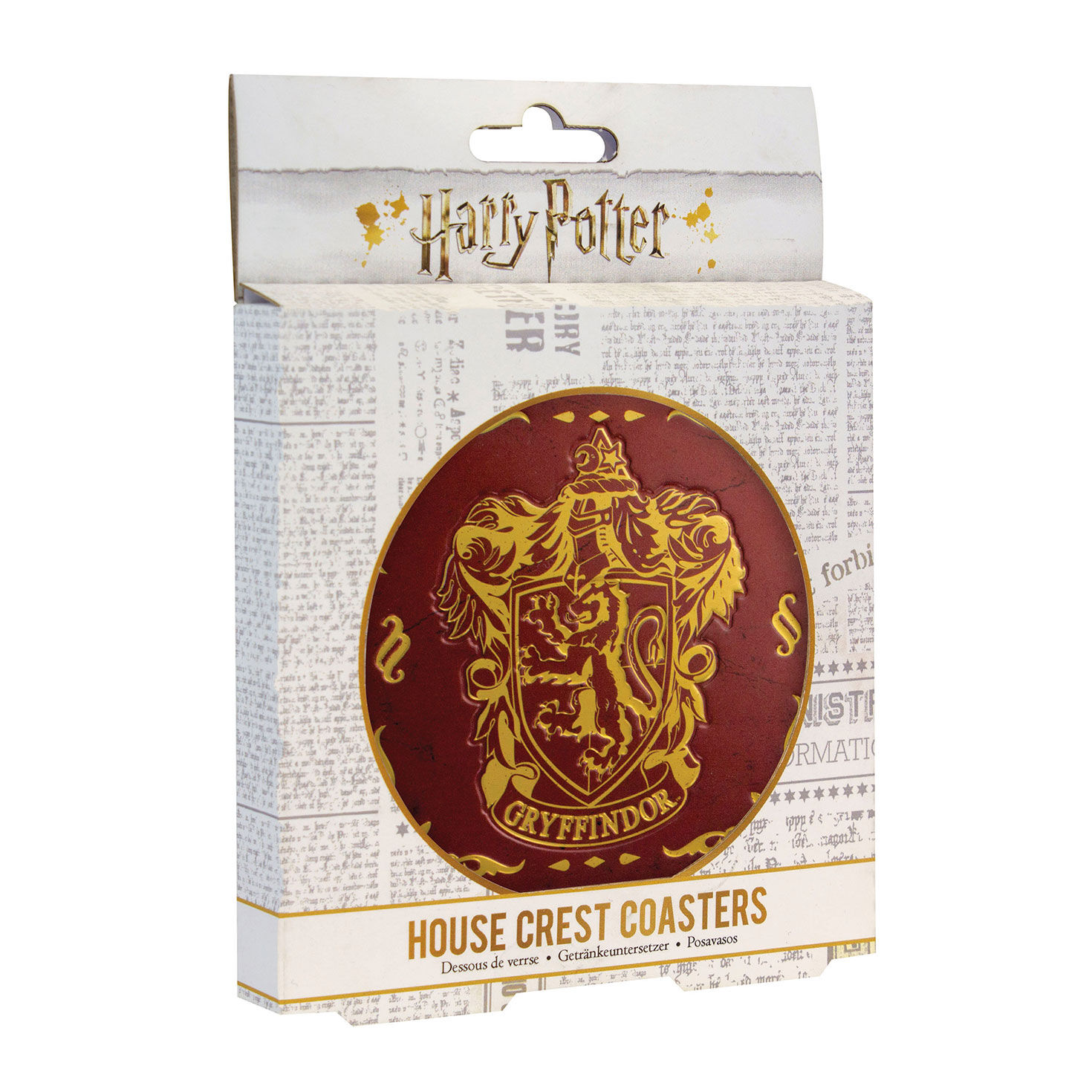 Paladone Harry Potter House Crest Drink Coasters Set of 4 Kitchen Accessories Hallmark