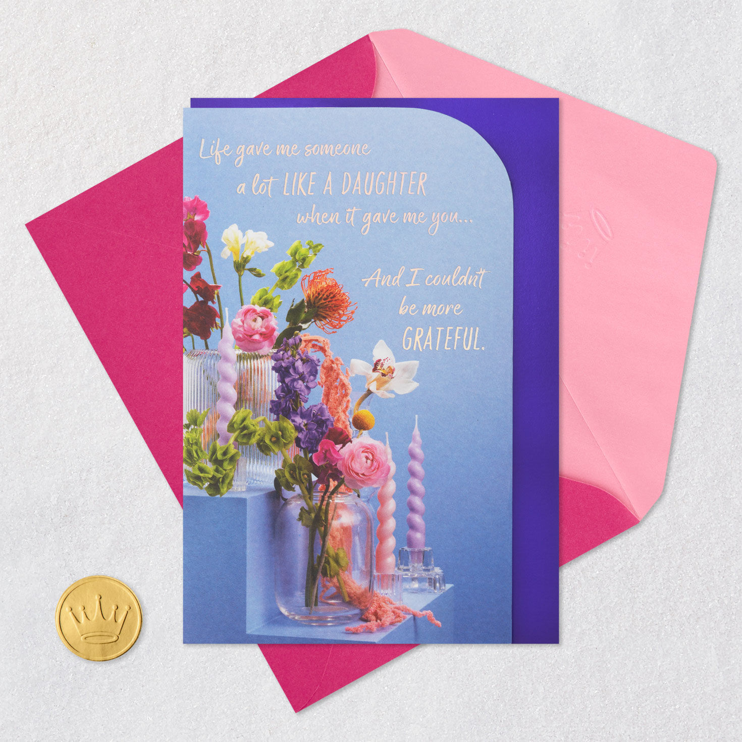 Grateful for You Birthday Card for Like a Daughter, , large image number 5