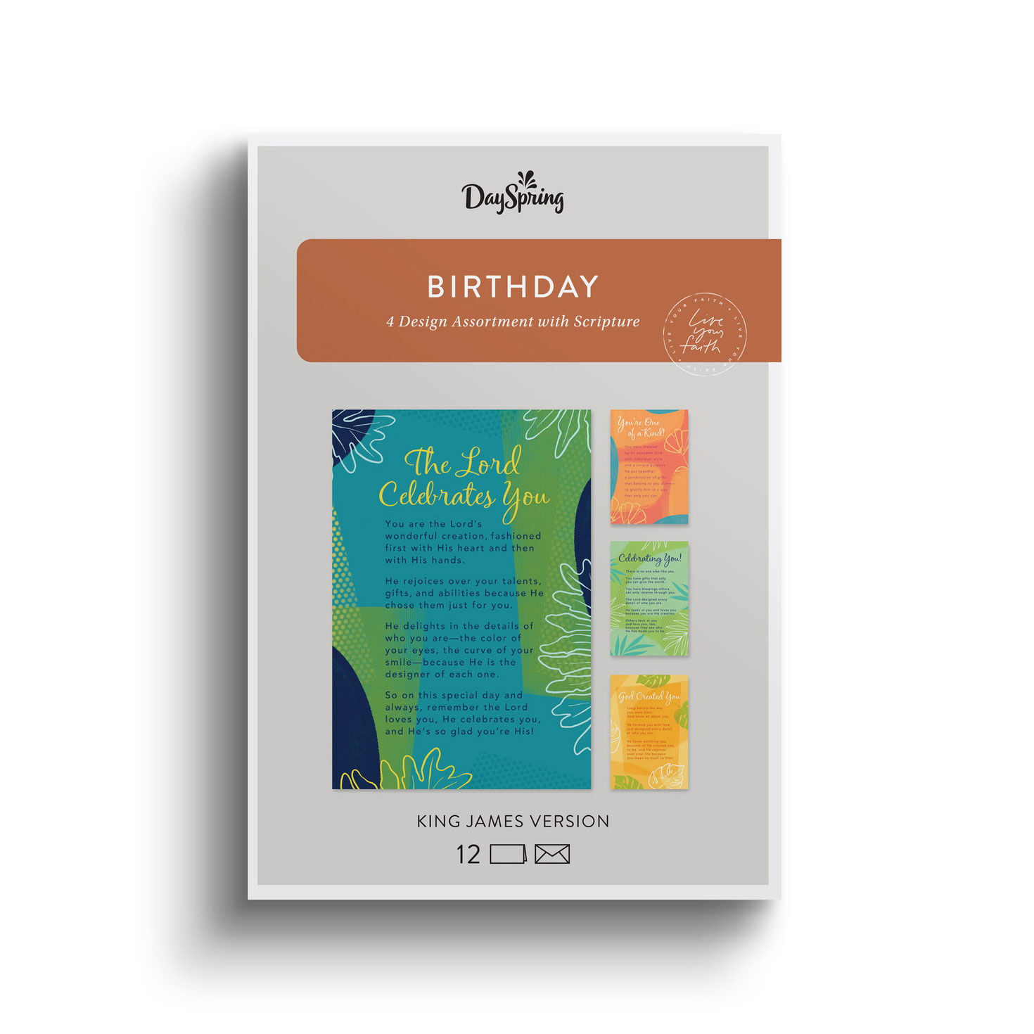 Colorblock DaySpring Birthday Cards Assortment package front image number 2