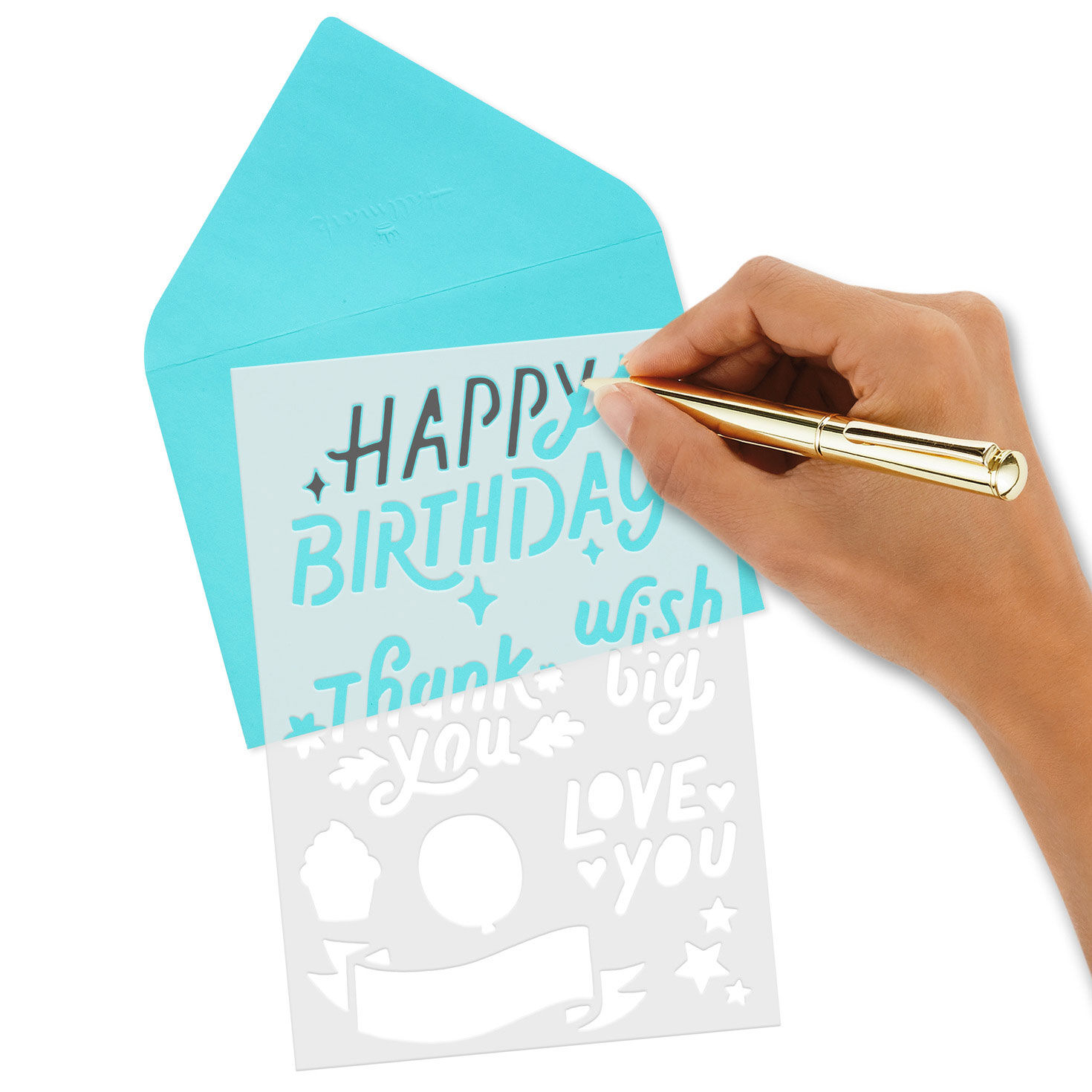 Birthdays and More Pack of Stencil Sheets signing card image number 4
