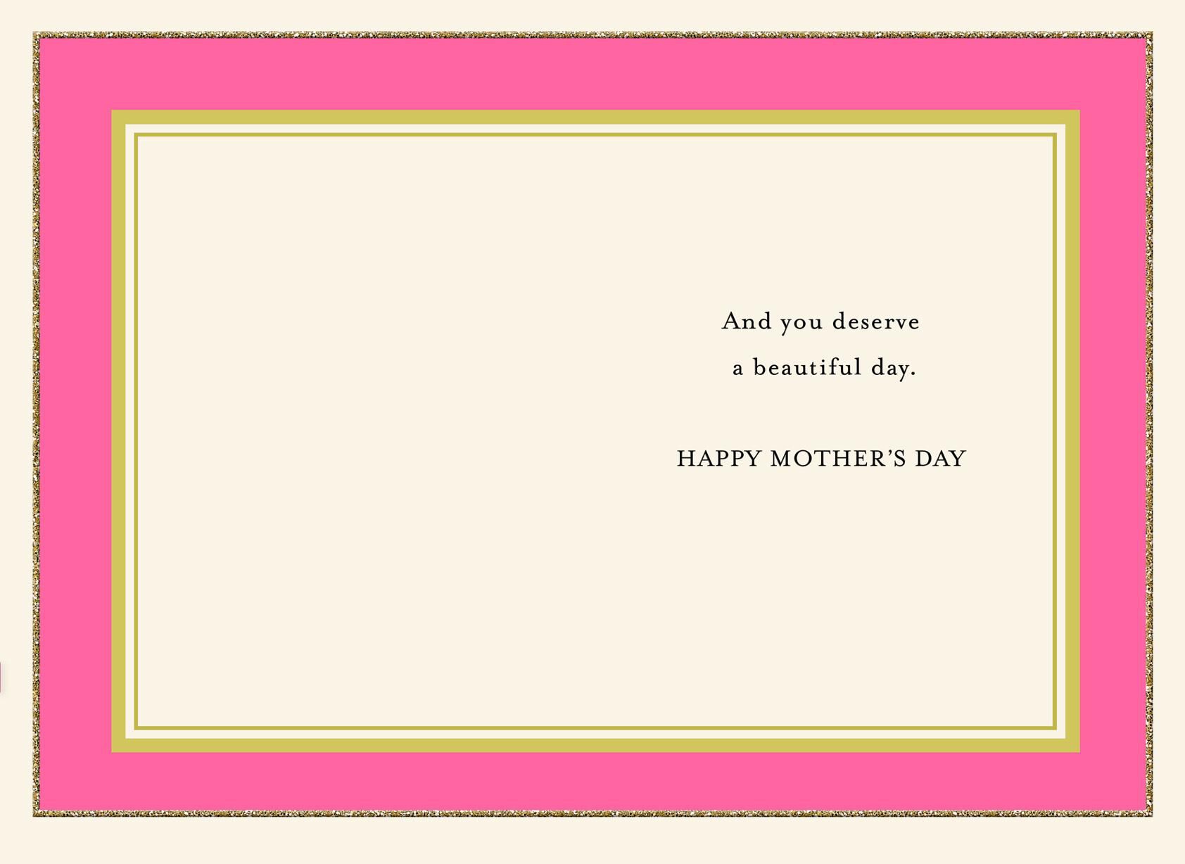Blue Butterfly Mother's Day Card for Grandma