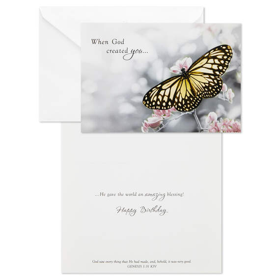 Nature Photos Assorted Religious Birthday Cards, Box of 12, , large image number 6
