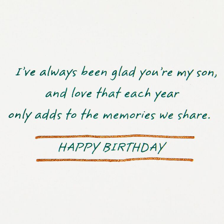 A Good Son Who's a Good Friend Birthday Card for Son, , large image number 3