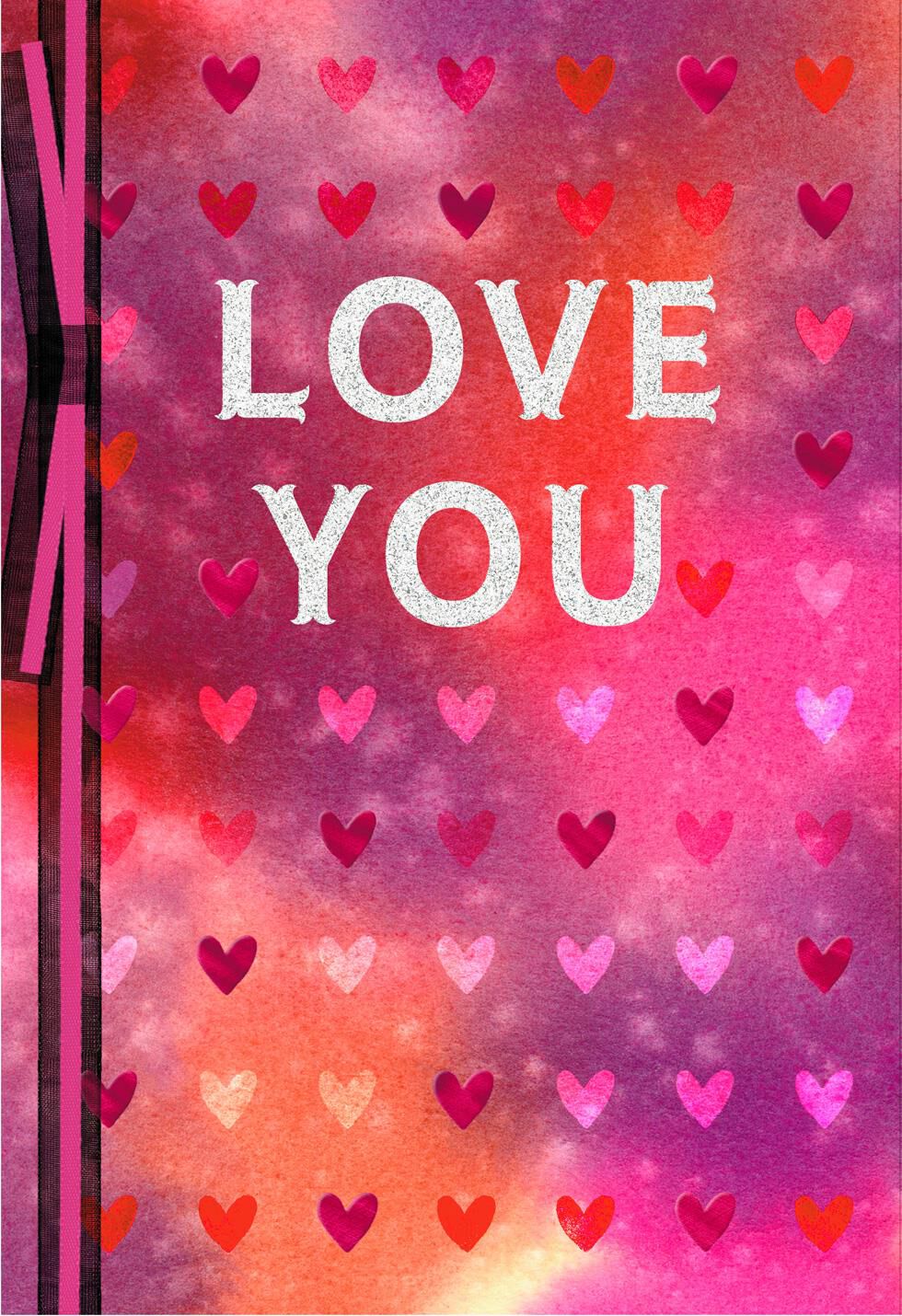 Love You Valentine's Day Card for Anyone