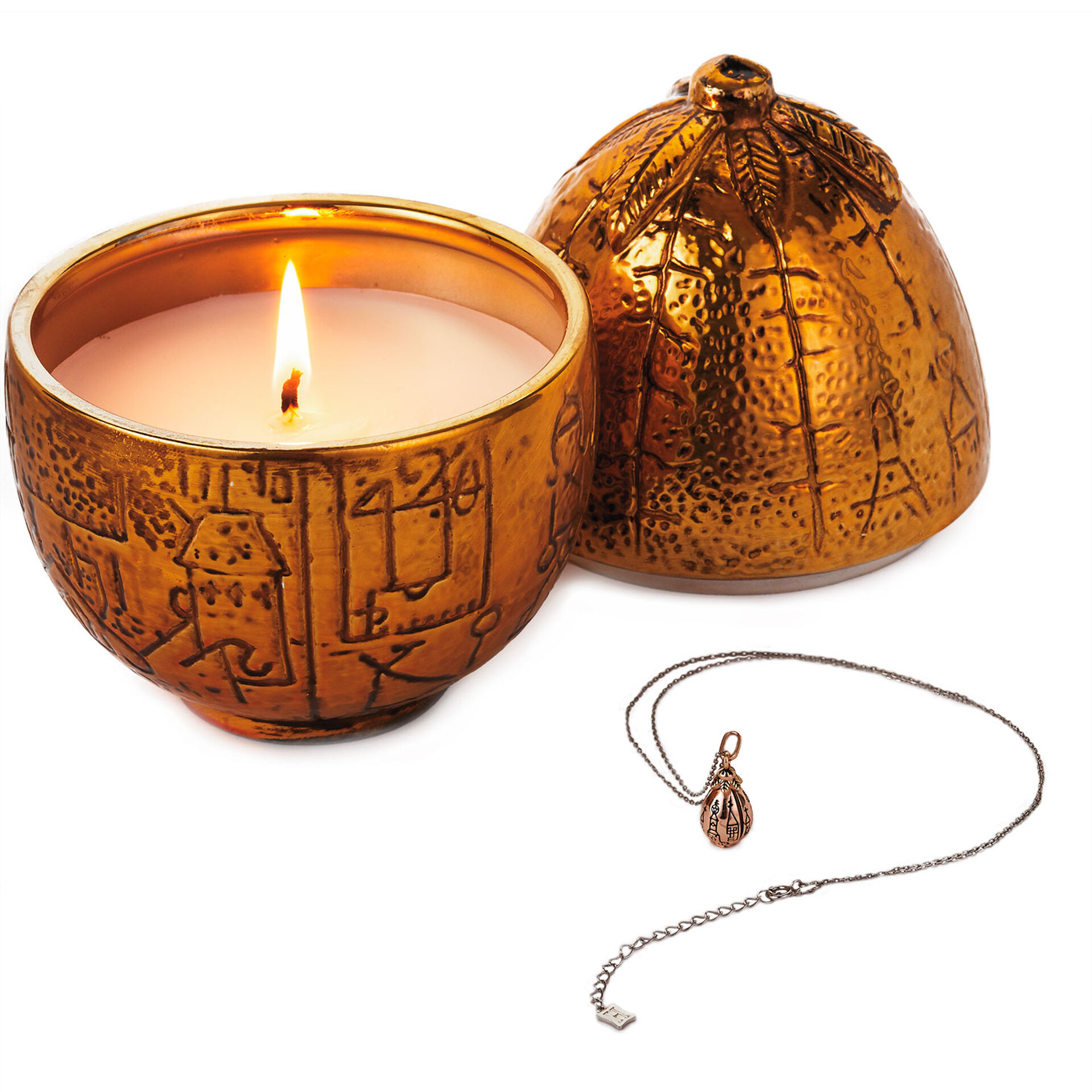 Charmed Aroma Harry Potter Golden Egg Candle With Necklace Candles