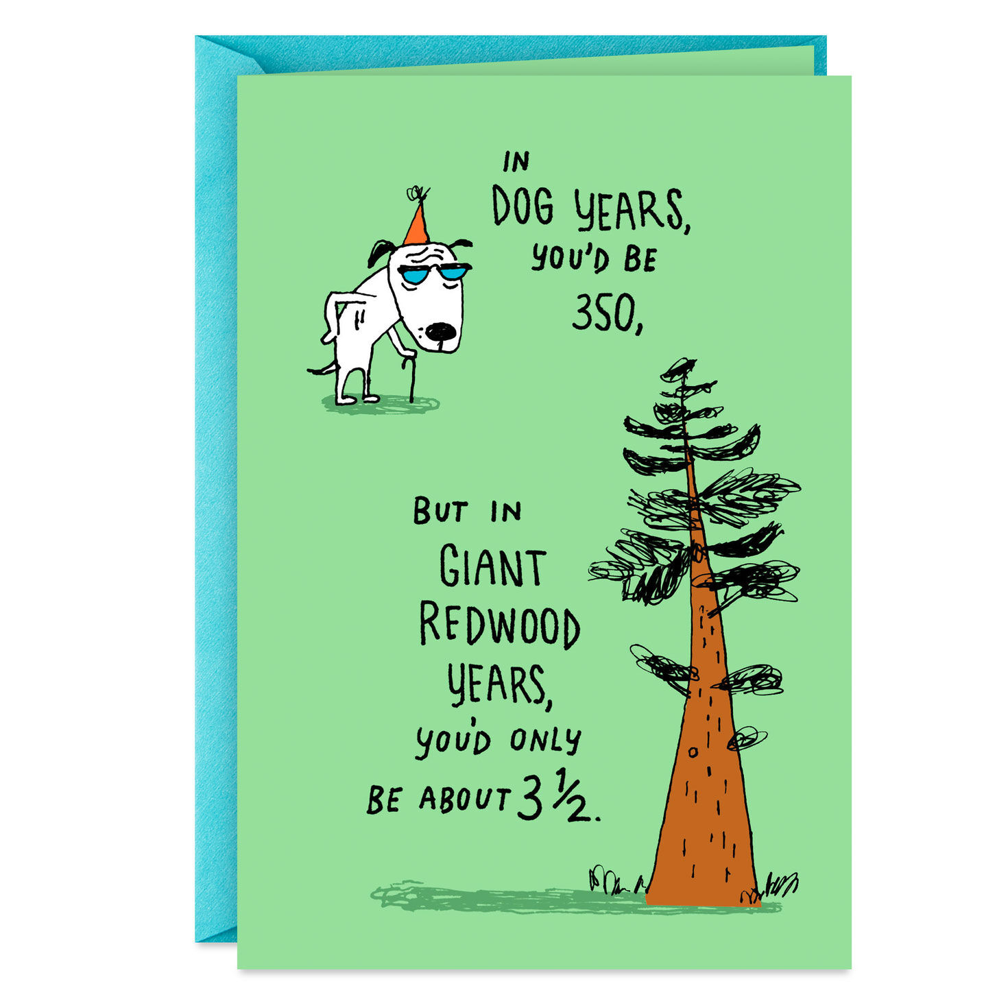 It's All How You Look at It Funny 50th Birthday Card - Greeting Cards - Hallmark It's All How You Look at It Funny 50th Birthday Card - Greeting Cards - Hallmark