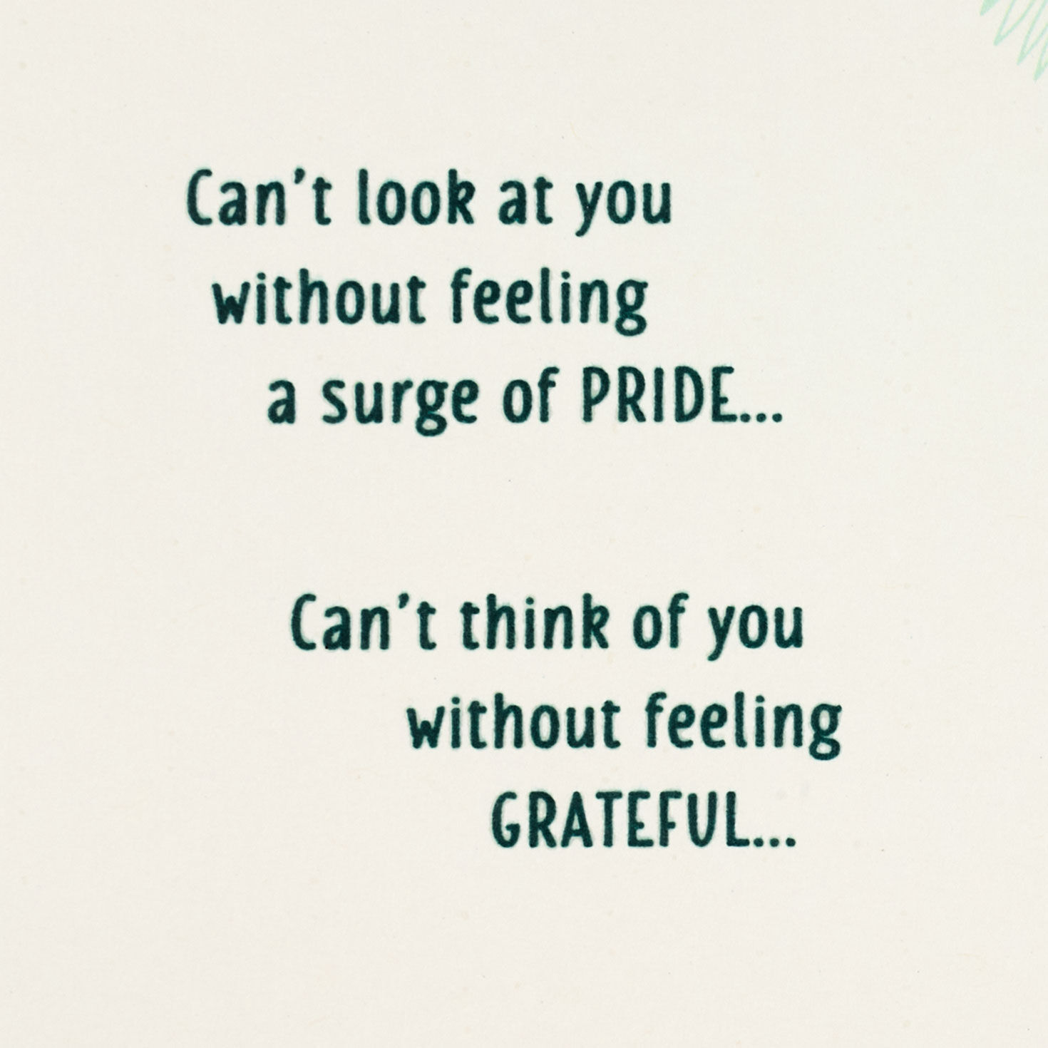 Modern Bird on Branch Easter Card for Son Sentiment image number 2