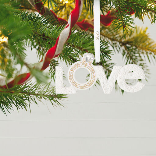 We're Engaged! 2023 Porcelain Ornament, 