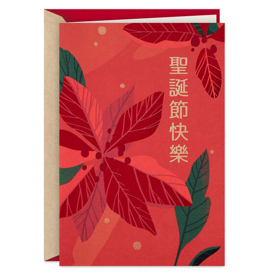 So Grateful for You Chinese-Language Christmas Card