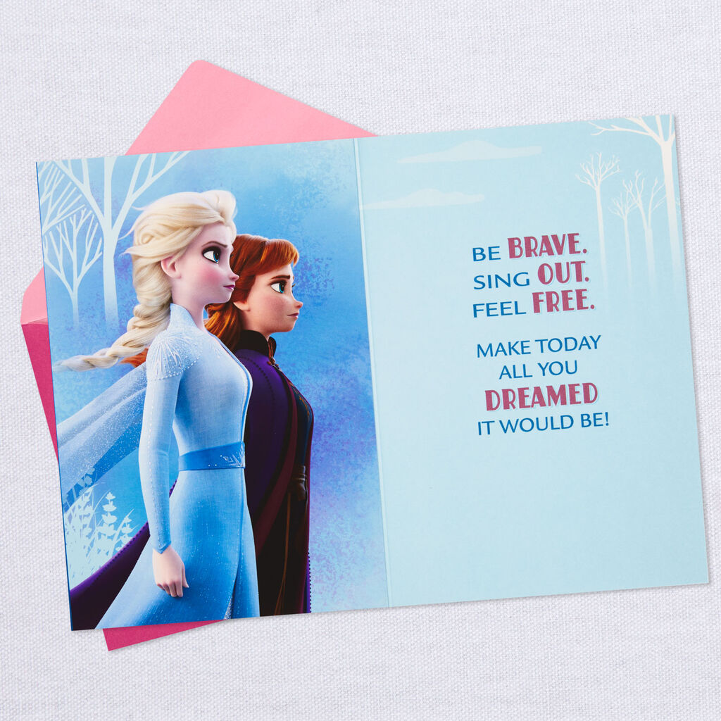 Disney Frozen 2 Fearless Birthday Card Greeting Cards Hallmark
