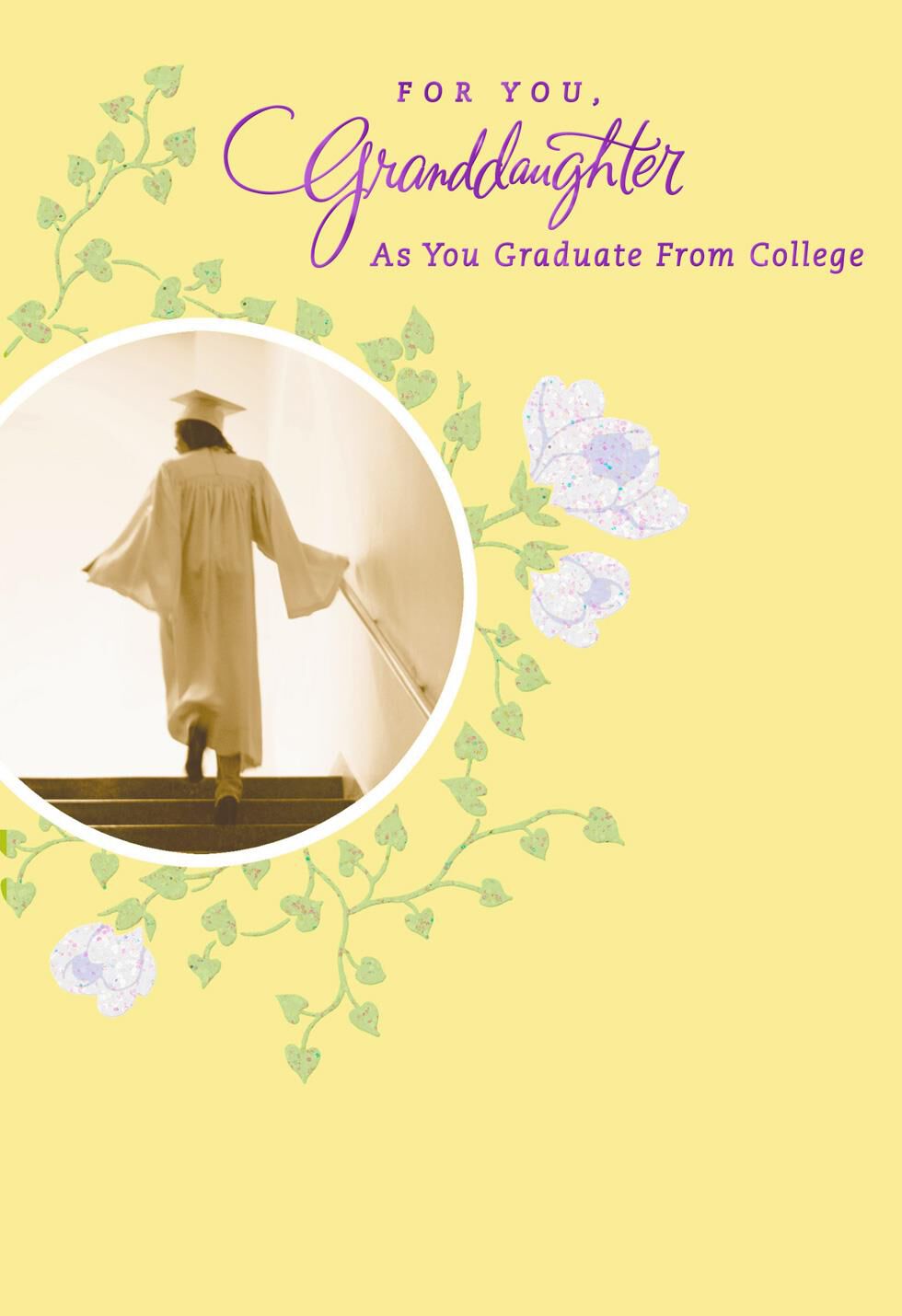 Forever Loved Granddaughter College Graduation Card