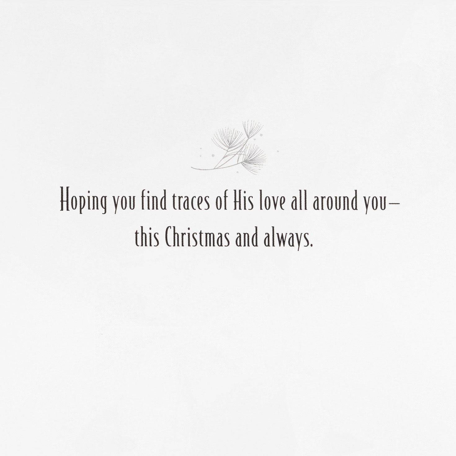 Kinkade Blessings Boxed Christmas Card Pack Sentiment image number 3