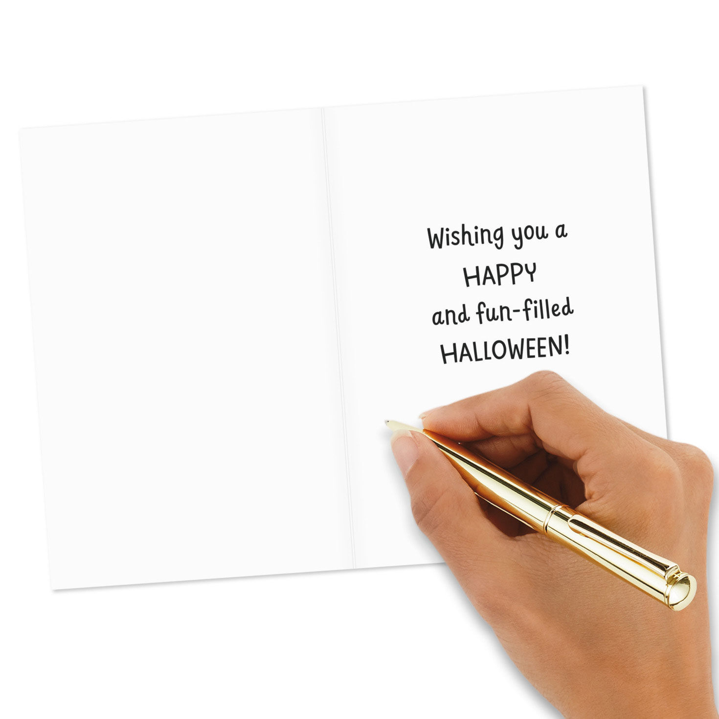 Jack-o'-Lantern on Black Halloween Cards Pack Signing card image number 5