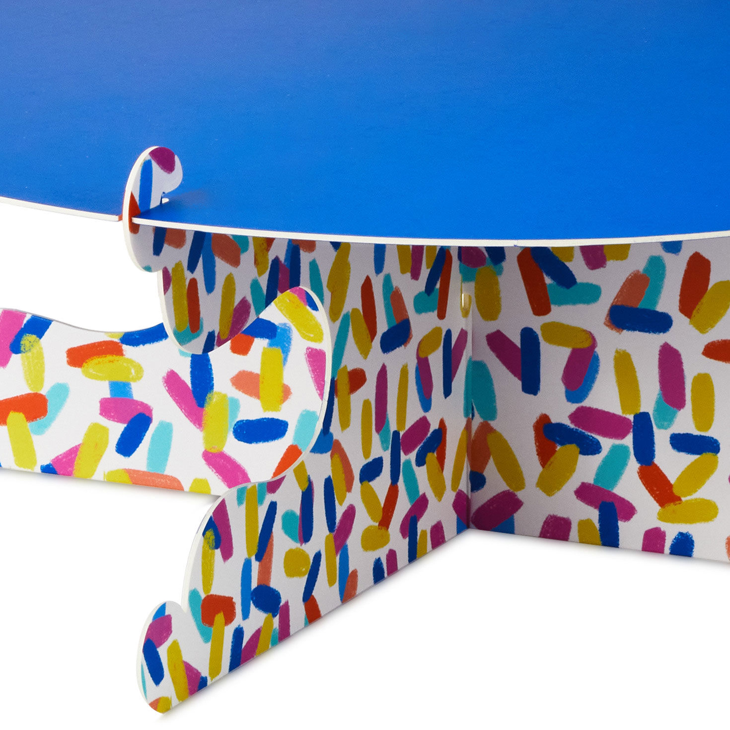 Bold Blue and Confetti Cake Stand for only USD 9.99 | Hallmark