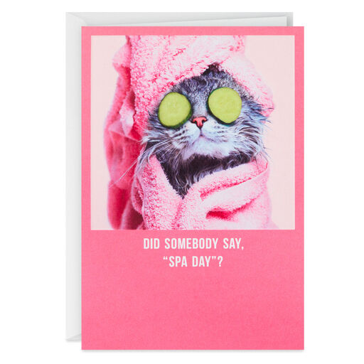 Spa Day Funny Mother's Day Card, 