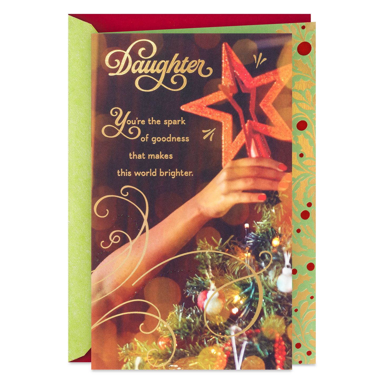 Spark of Goodness Christmas Card for Daughter