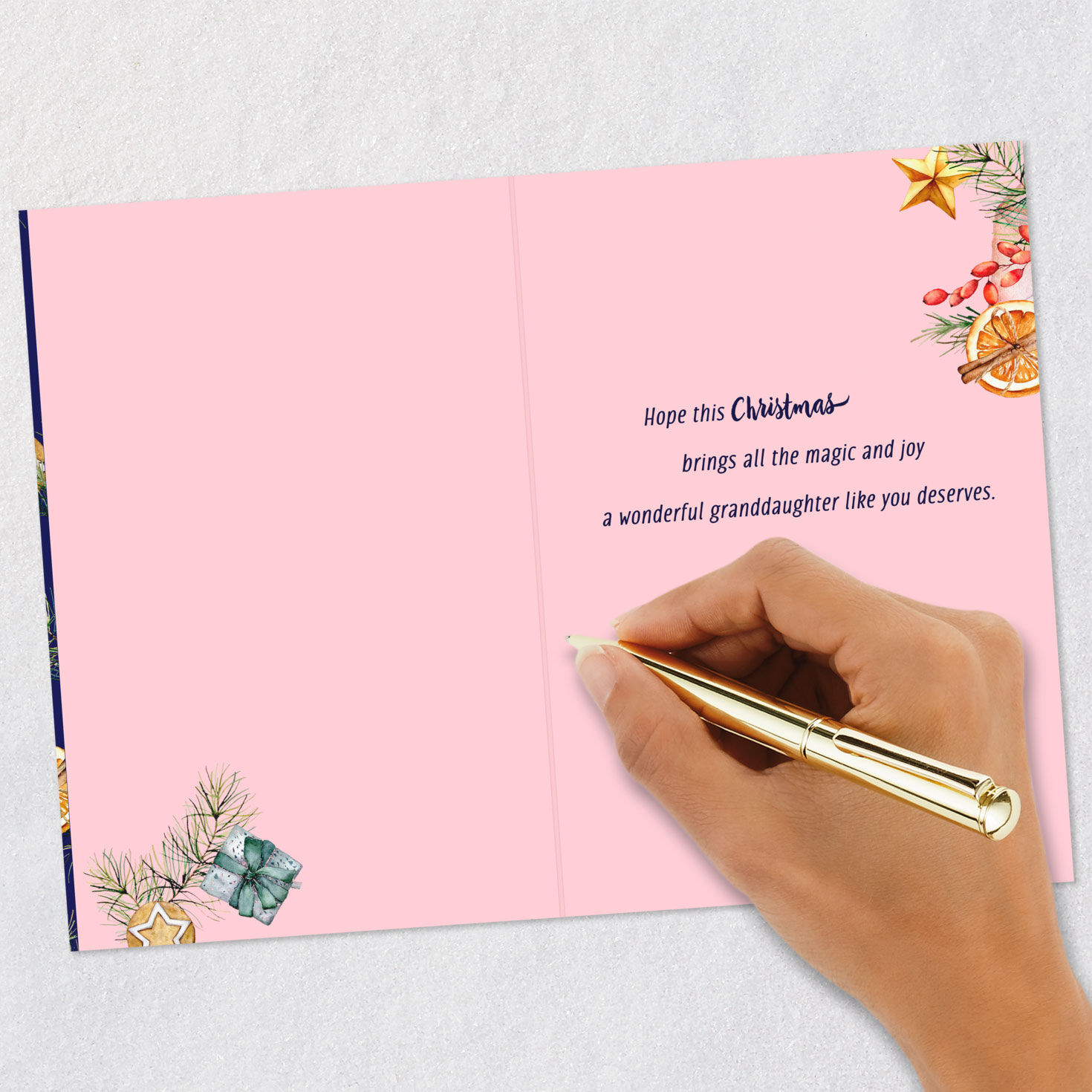 The Pride in My Heart Christmas Card for Granddaughter, , large image number 6