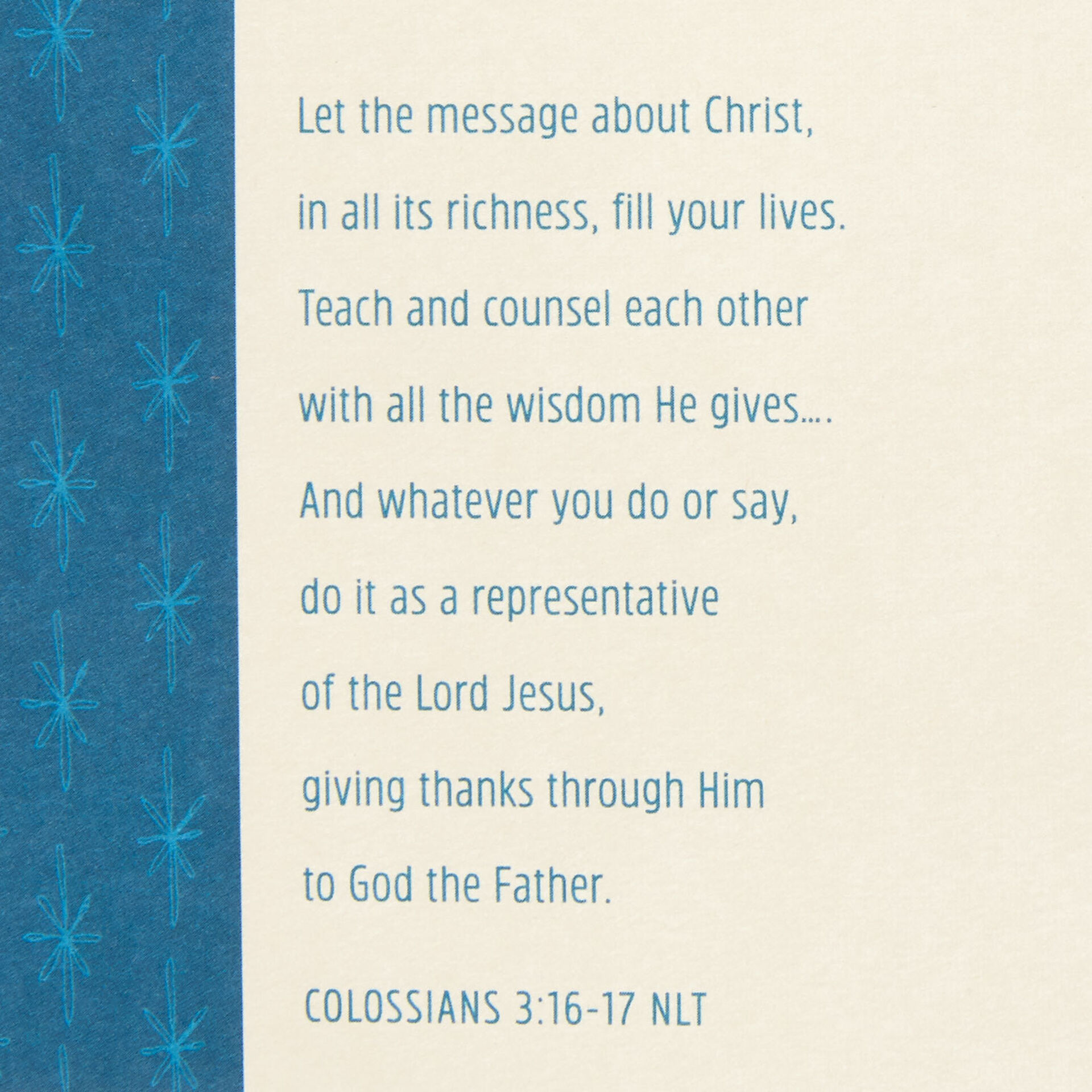 Thanking God for Your Service Religious Thank You Card Greeting Cards