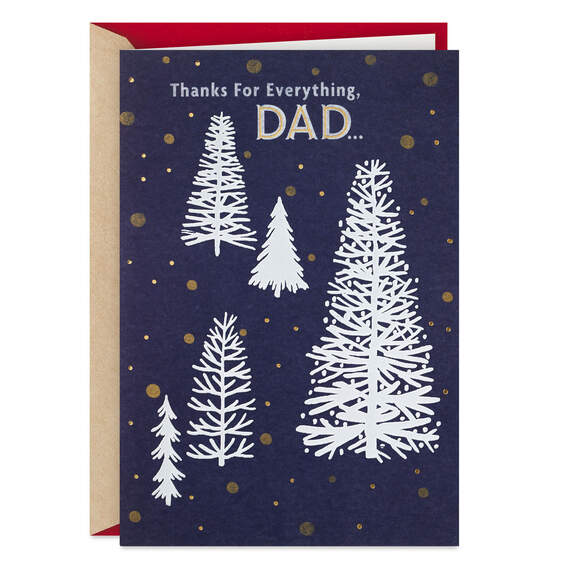 Thanks for Everything, Dad Christmas Card