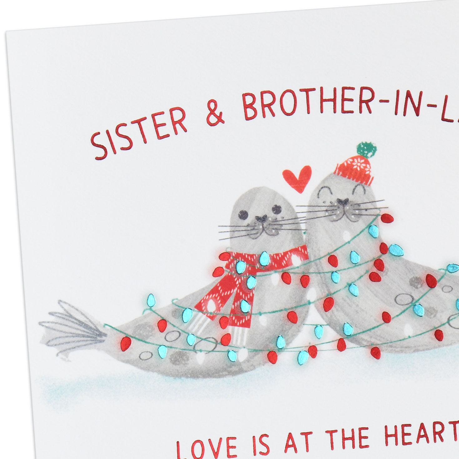 Wrapped in Love Christmas Card for Sister and Brother-in-Law, , large image number 4