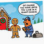 Gingerbread Man Pest Problems Funny Christmas Card, , large image number 4