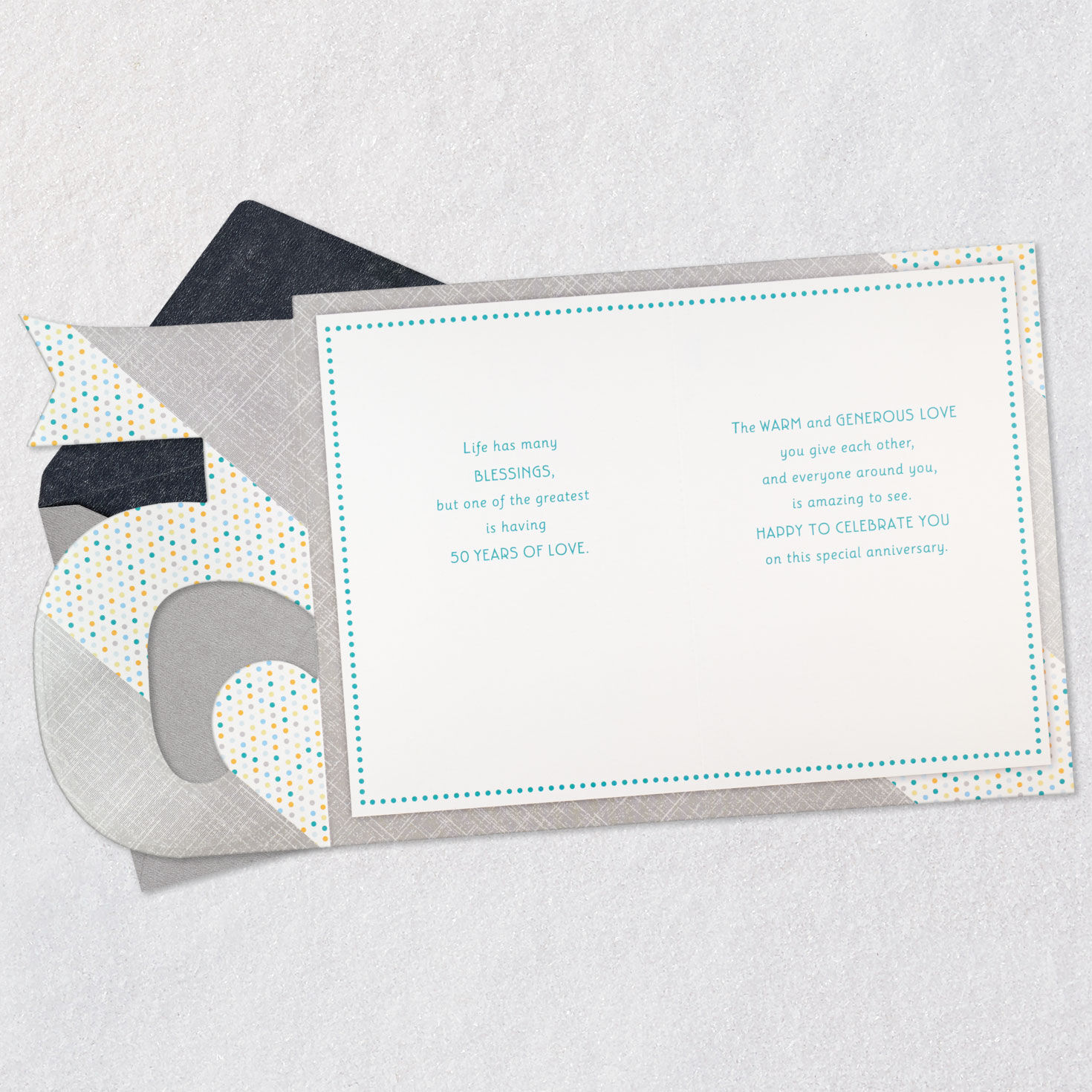 Happy to Celebrate You 50th Anniversary Card, , large image number 5