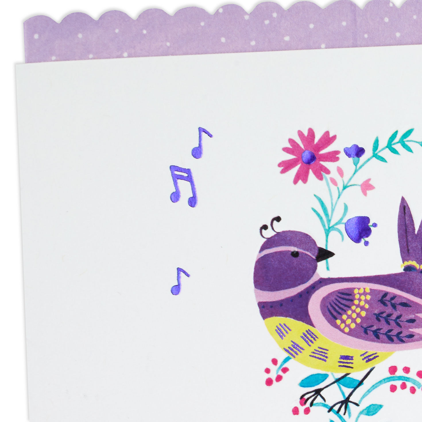 Bird and Flowers Daughter-in-Law Birthday Card Card Front Detail image number 5