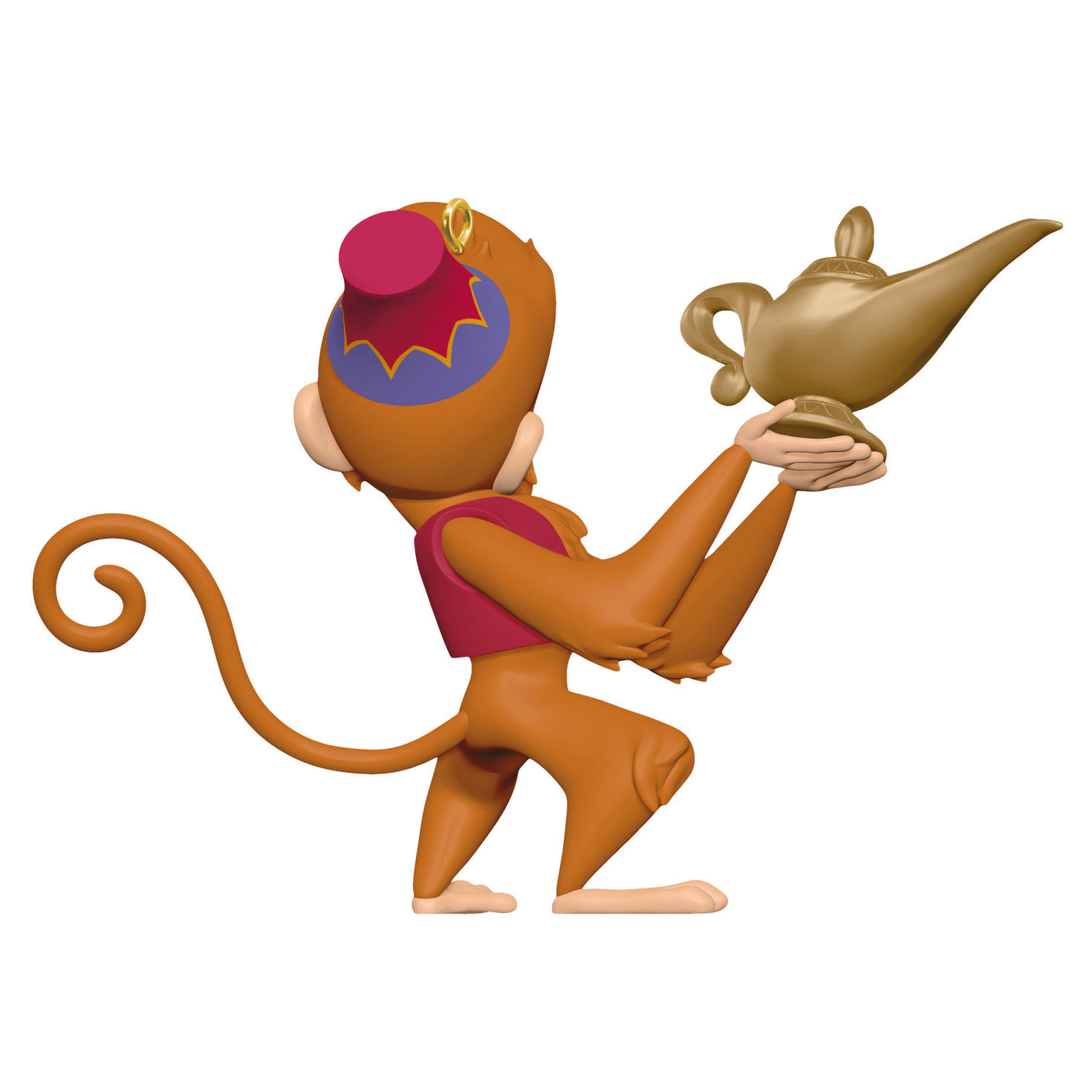 Aladdin Abu With Magic Lamp Keepsake Ornament Back image number 6