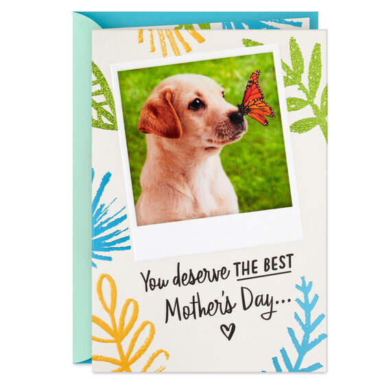 You Deserve the Best Mother's Day Card for Mom From Son