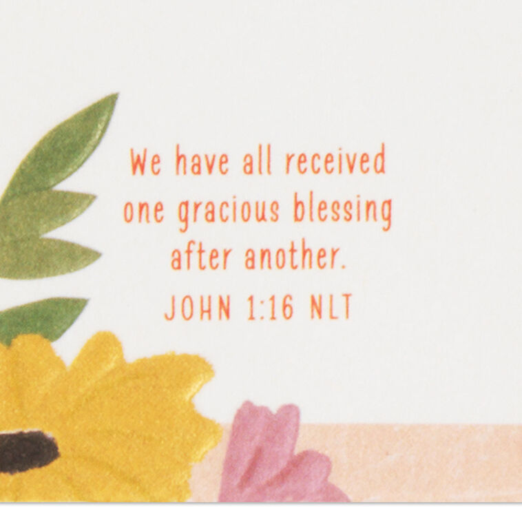 Flowers in Pot Religious Thanksgiving Card for Mom  image number 4