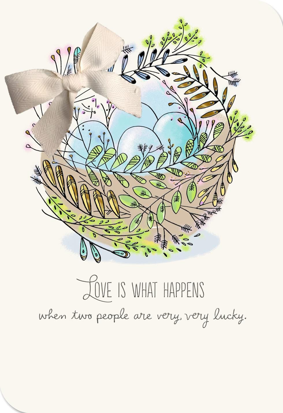 Lucky in Love Easter Card