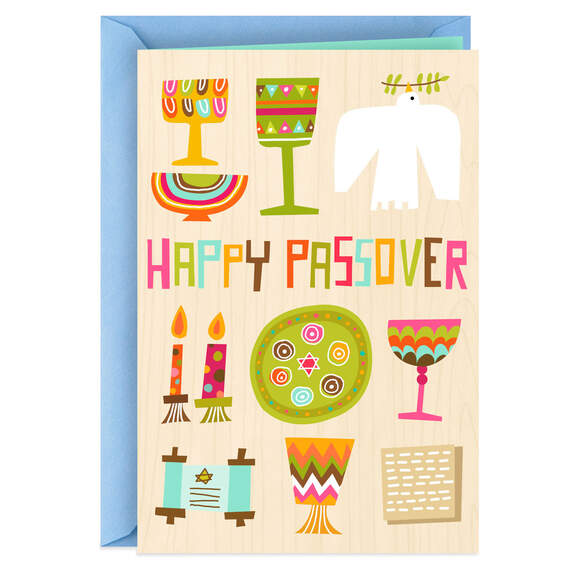 Holiday Icons Passover Card, , large image number 1