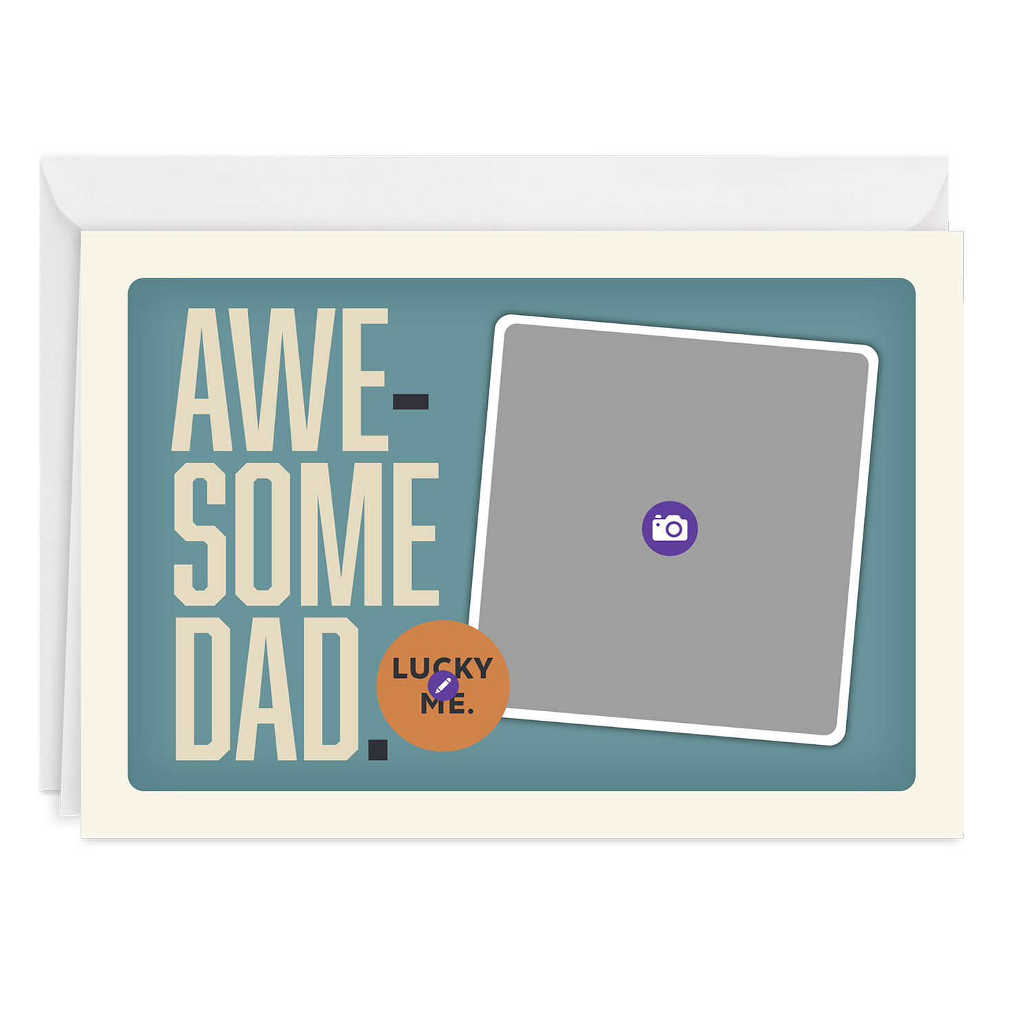 Personalized Awesome Dad Photo Card for only USD 4.99 | Hallmark