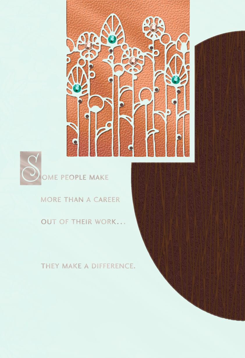 You Made a Difference Retirement Card