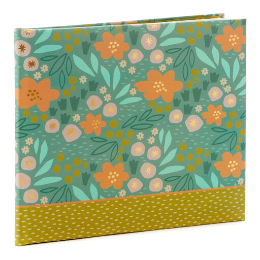 Mod Floral Pattern Guest Book, 