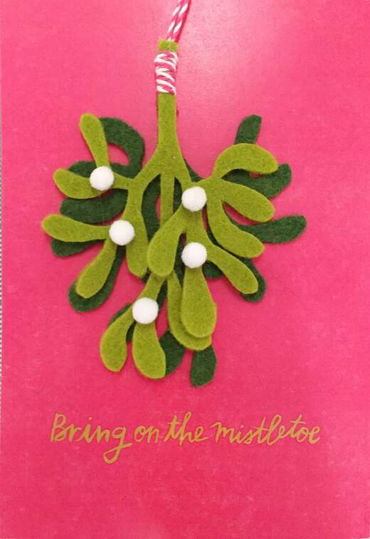 Bring On the Mistletoe Christmas Card, , large image number 1