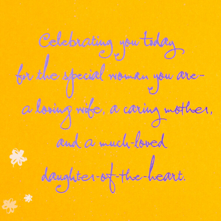 Loving Wife, Caring Mother Birthday Card for Daughter-in-Law, , large image number 2
