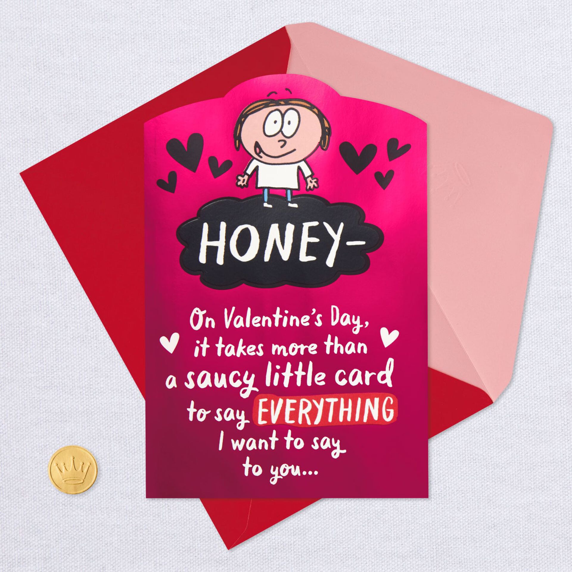 Saucy Funny Valentine S Day Card For Wife With Pop Up Mini Cards