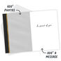 Black Gold 2025 Personalized Grad Card Open Card with Envelope image number 4