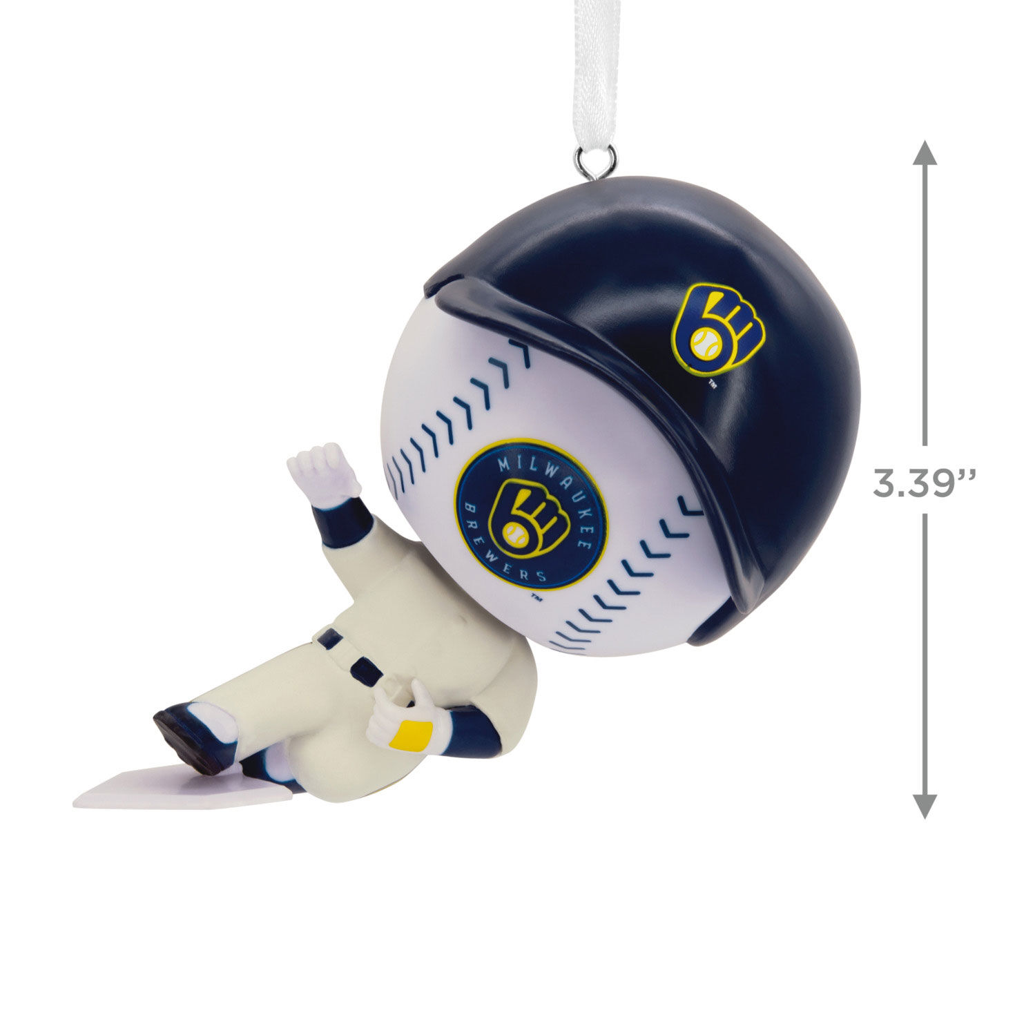 MLB Milwaukee Brewers&trade; Bobblehead Ornament, , large image number 3
