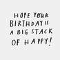 A Big Stack of Happy Pancakes Funny Birthday Card, , large image number 2