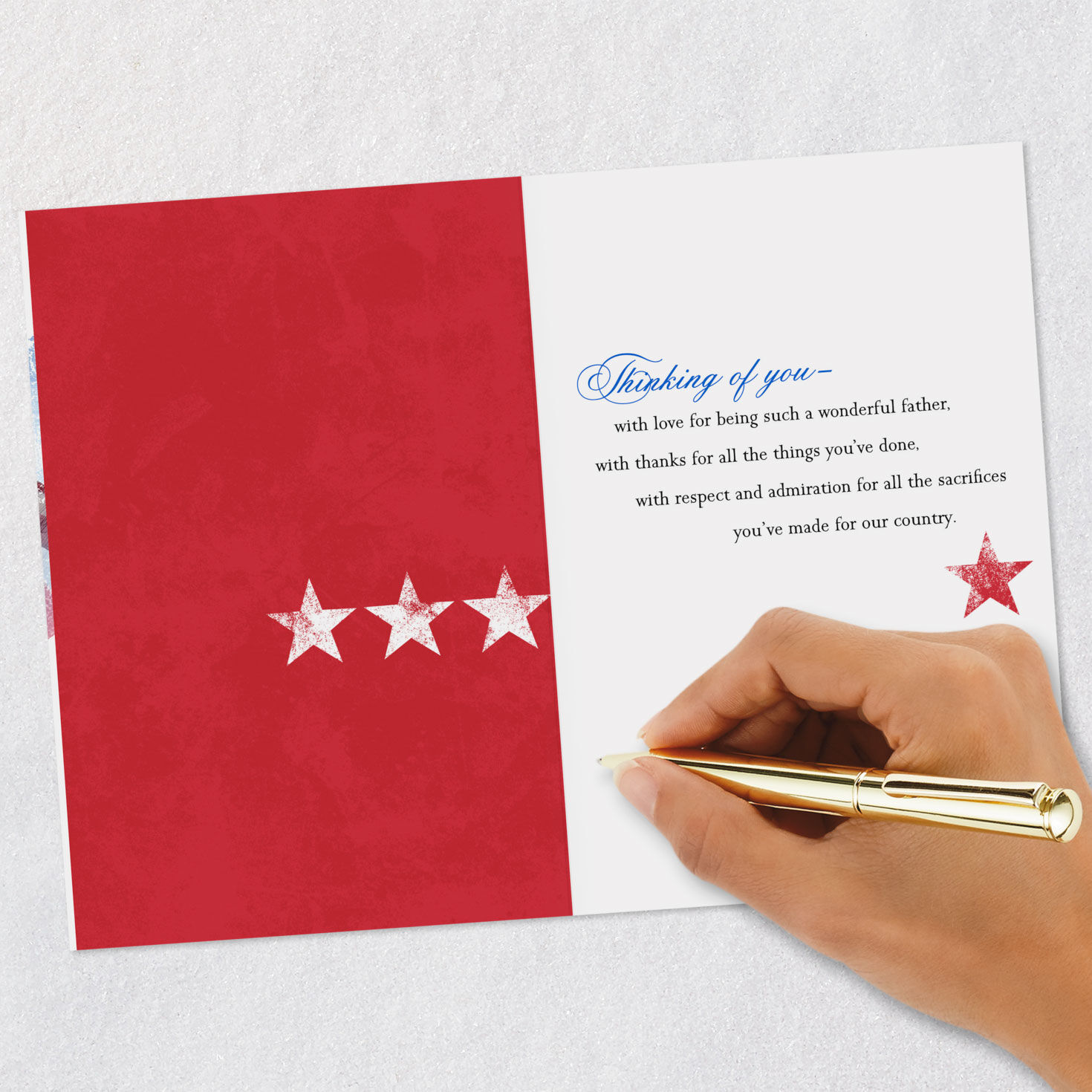 American Flag We Salute You Veterans Day Card for Dad for only USD 2.99 | Hallmark