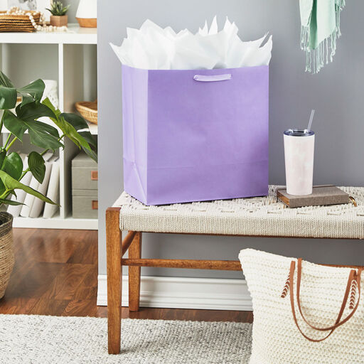 15" X-Deep Lavender Gift Bag, Lavender
