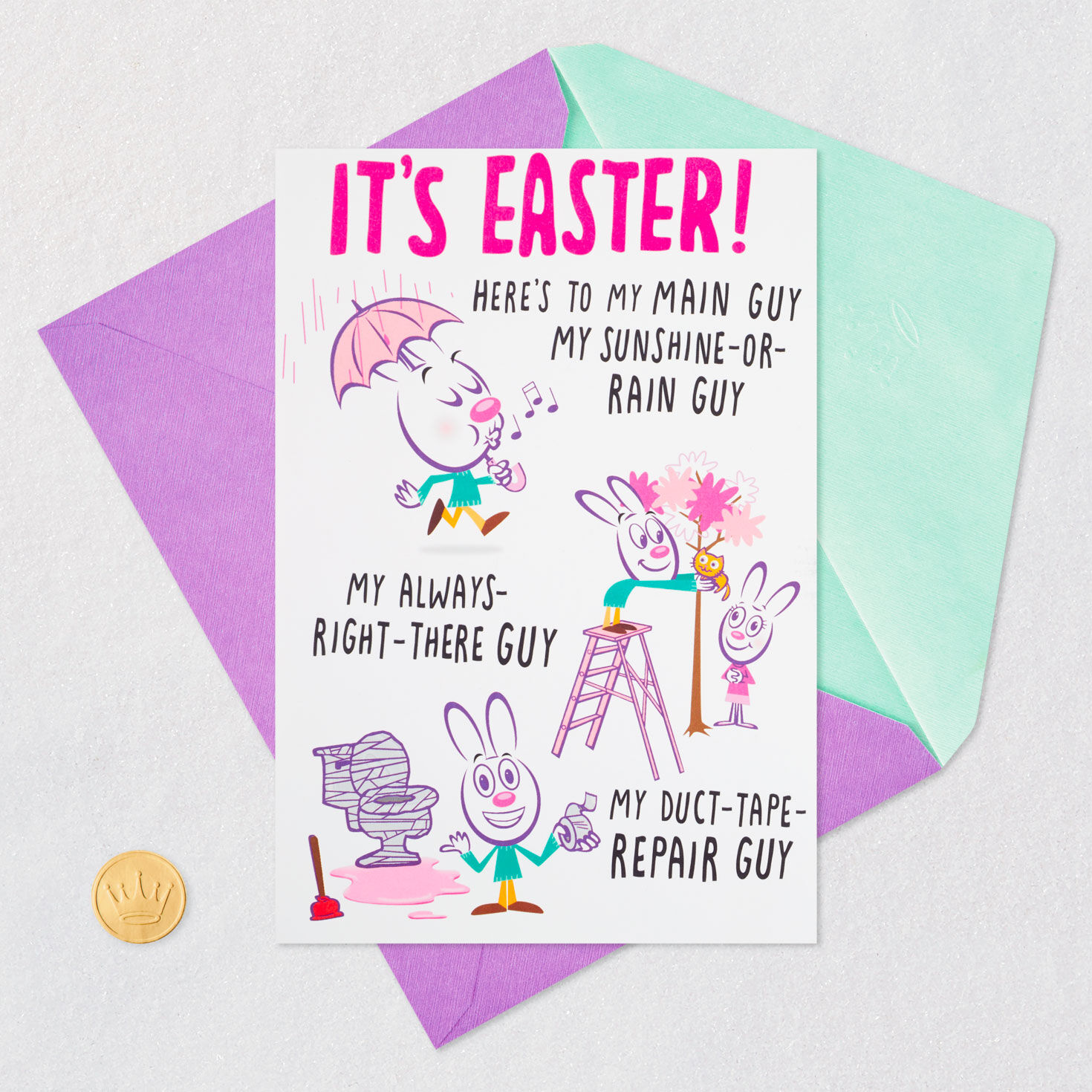 My Guy Funny Pop-Up Easter Card, , large image number 7