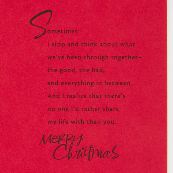 Real Love Christmas Card for Husband, , large image number 2
