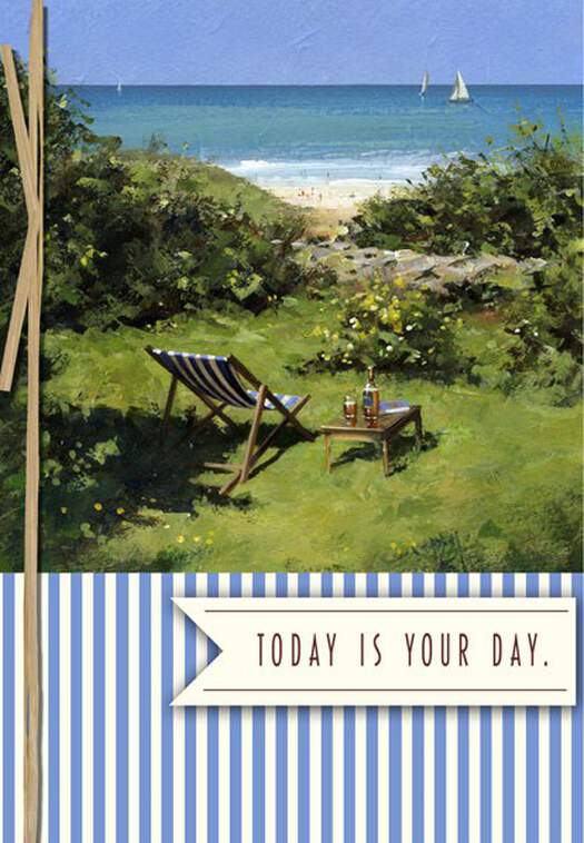 Scenic Ocean View Birthday Card, , large image number 1