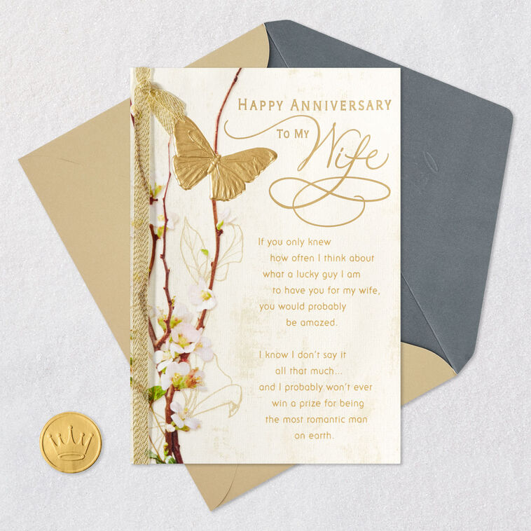 I'm a Lucky Guy Anniversary Card for Wife, , large image number 5
