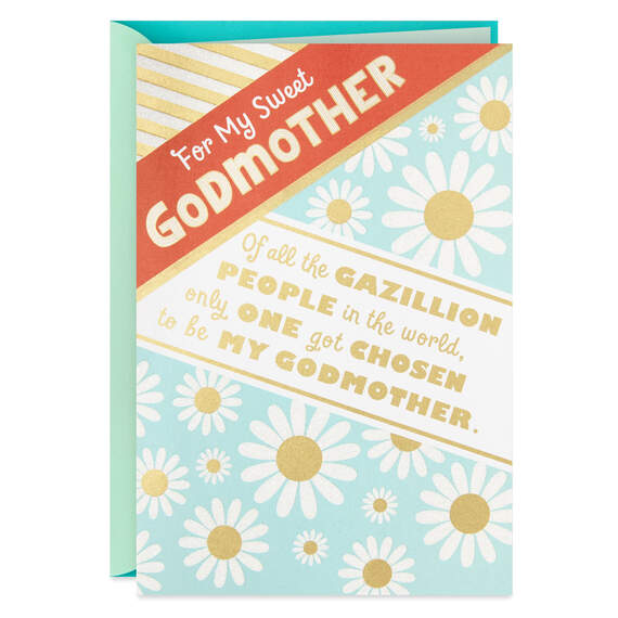 One in a Gazillion Pop-Up Mother's Day Card for Godmother, , large image number 1